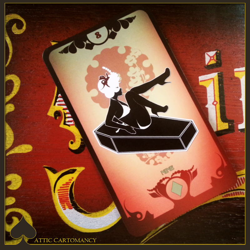 Card of the Day: The Butterfly Circus Lenormand Coffin Card