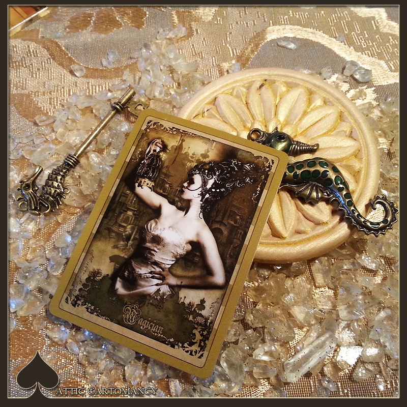 Attic Cartomancy - Card of the Day - The Magician - From the Black Ibis Tarot